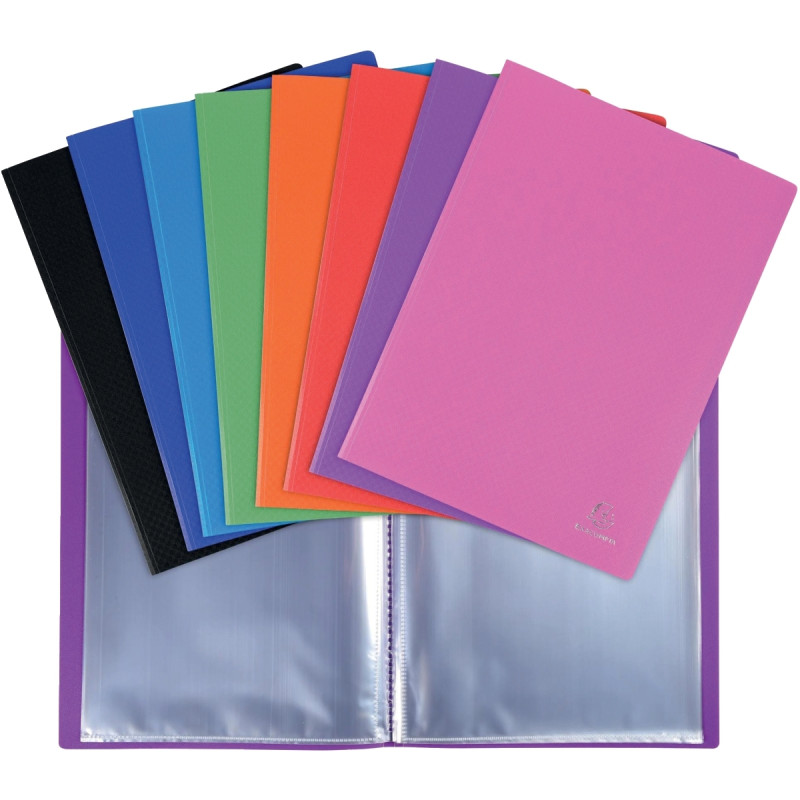 Protège-documents PP OPAK 80 vues, coloris assortis