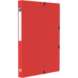 Boite de classement en polypropylène MEMPHIS dos 2,5 cm, rouge