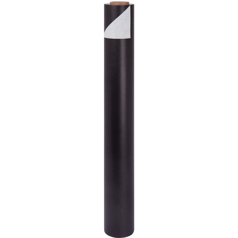 Rouleau papier cadeau kraft noir et blanc dimension 50m x 0,70m
