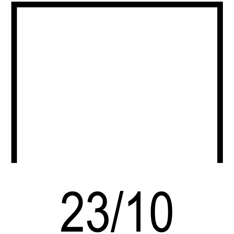 Boîte de 1 000 agrafes 23/10