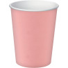 Paquet de 15 gobelets en carton 20CL rose