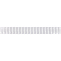 Boite de 50 anneaux reliure/peignes à relier plastique ovales diamètre
