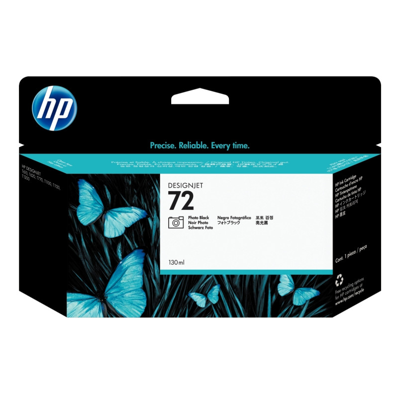 HP 72 cartouche d'encre noire photo authentique (C9370A)