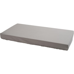 Drap housse 120x60cm taupe
