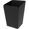 Corbeille papier 18L métal noir