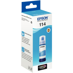 Epson 114 flacon d'encre cyan authentique (T07B240)