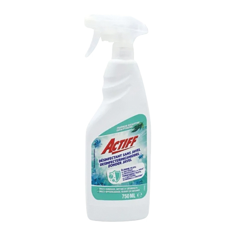 Spray 750 ml détergent désinfectant surfaces