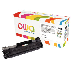 OWA cartouche laser noire remanufacturée compatible Canon 713 et HP 36