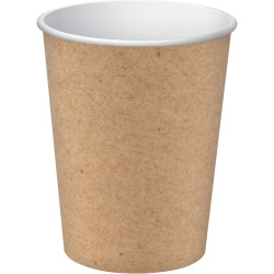 Paquet de 15 gobelets en carton 20CL kraft