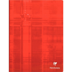 Brochure 192 pages CLAIREFONTAINE, format 24x32 cm, seyès, papier 90g