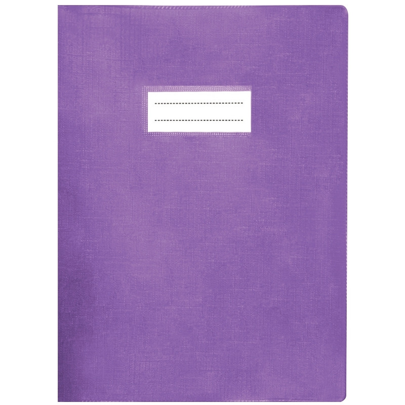 Paquet de 10 protège-cahiers grands rabats en PVC 22/100ème, pour form