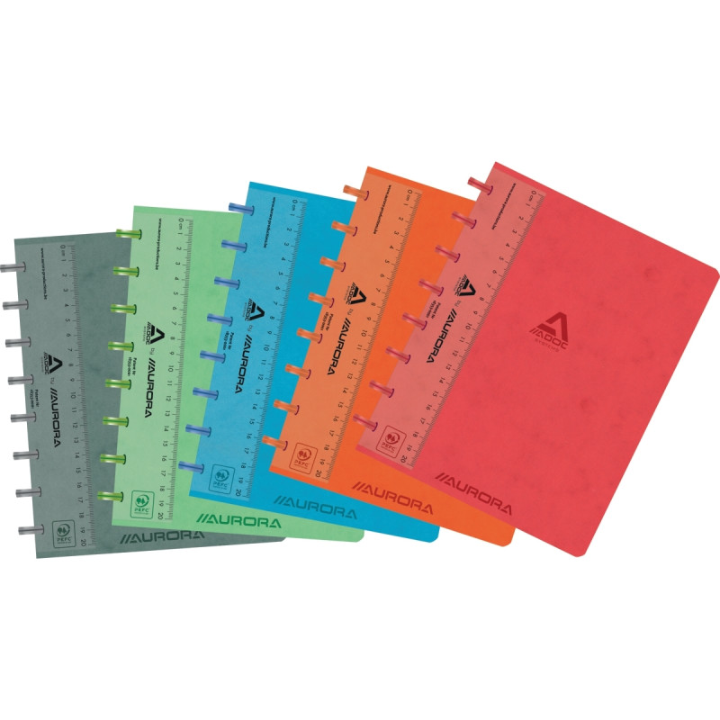 Cahier toilé LIN-EX ADOC SYSTEMS 144 pages 90g, quadrillé 4x8, format