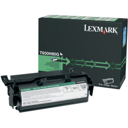 Lexmark T650H80G toner laser noir haute capacité authentique