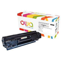 OWA cartouche laser noire remanufacturée compatible Canon 726 et HP 78