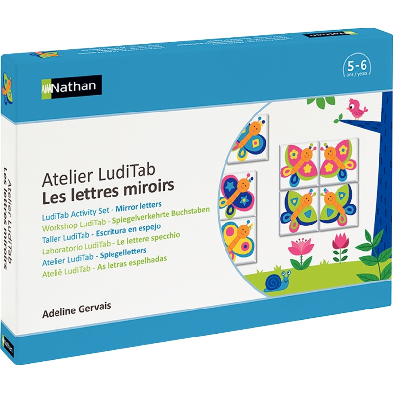 Atelier LUDITAB, lettres miroirs