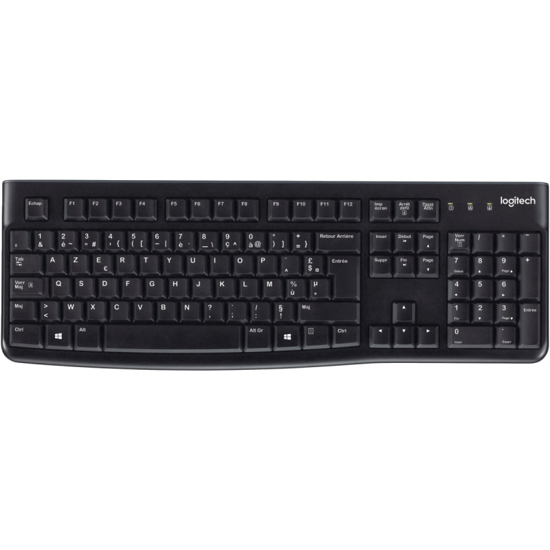 Clavier filaire Logitech K120 noir