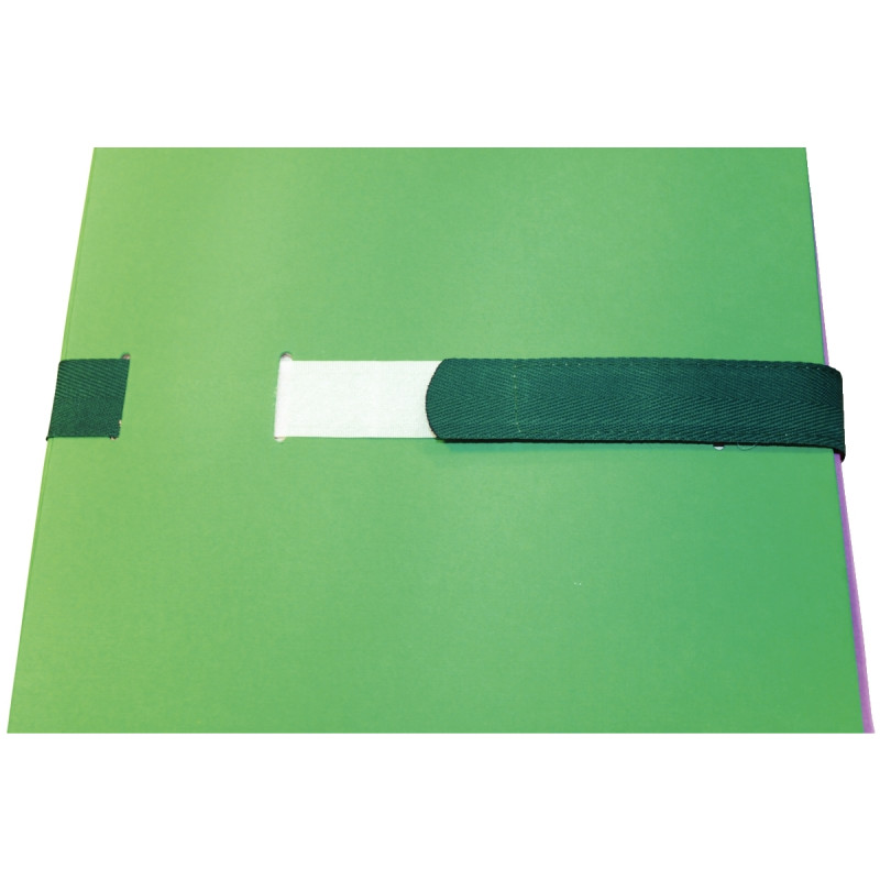 Chemise extensible toilée avec velcro, vert