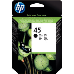 HP 45 cartouche d'encre noire authentique (51645AE)