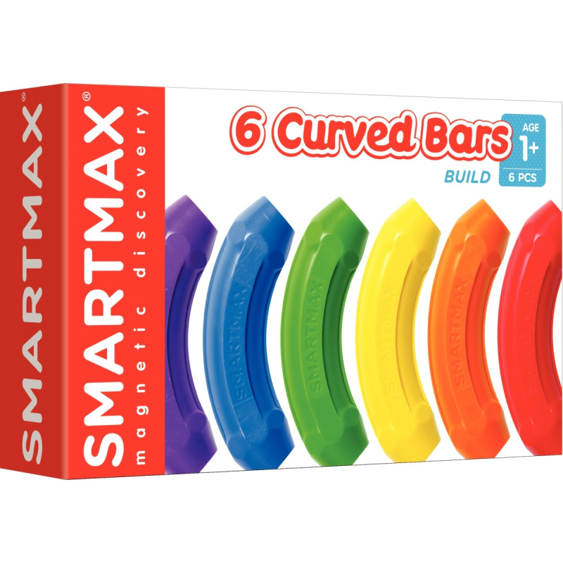 Boite de 6 bâtonnets incurvés magnétiques SMARTMAX