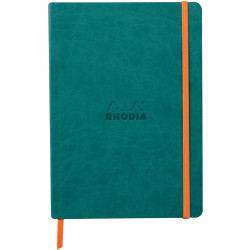 Carnet 160 pages RHODIARAMA format A5, ligné, couverture souple en sim