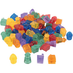 Baril de 72 mini-maisons de tri assortis