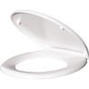 Abattant WC antibactérien blanc