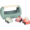 Boite de transport + 3 véhicules LITTLE SMOBY
