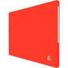 Carton de 10 chemises EUROFOLIO+ ALPINA, dos 15 mm, rouge