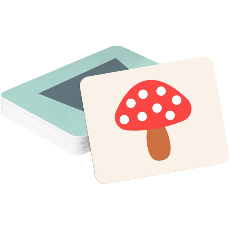 26 cartes recto/verso les objets et ombres