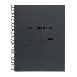 NOTEBOOK MIQUELRIUS format A4, 120 feuilles 80g, quadrillé 5x5, couver