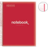 NOTEBOOK MIQUELRIUS format A4, 80 feuilles 90g, quadrillé 5x5, couvert