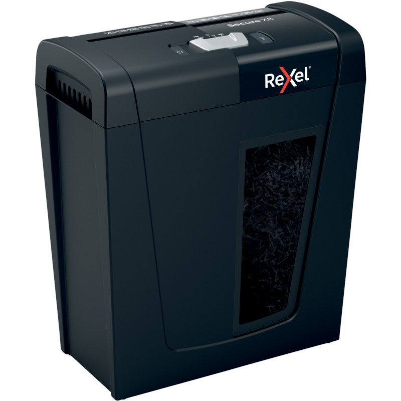Destructeur individuel Secure X8 coupe croisée 8 feuilles noir