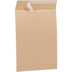 Paquet de 50 pochettes kraft armé 162x229mm 130g bande siliconée