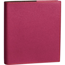Agenda semainier Club 16x16cm framboise