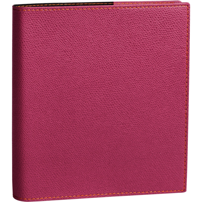 Agenda semainier Club 16x16cm framboise