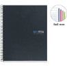 NOTEBOOK MIQUELRIUS format A5, 160 feuilles 70g, quadrillé 5x5, couver