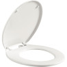 Abattant WC incassable blanc