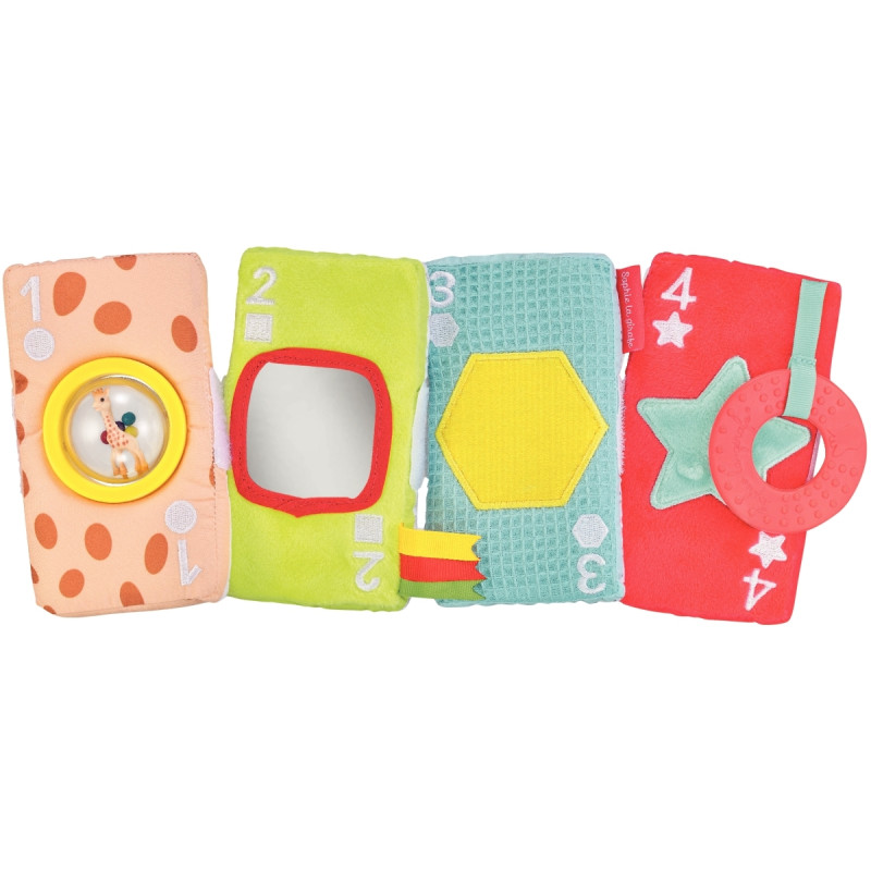 Mes cartes sensorielles en tissu Sophie la Girafe