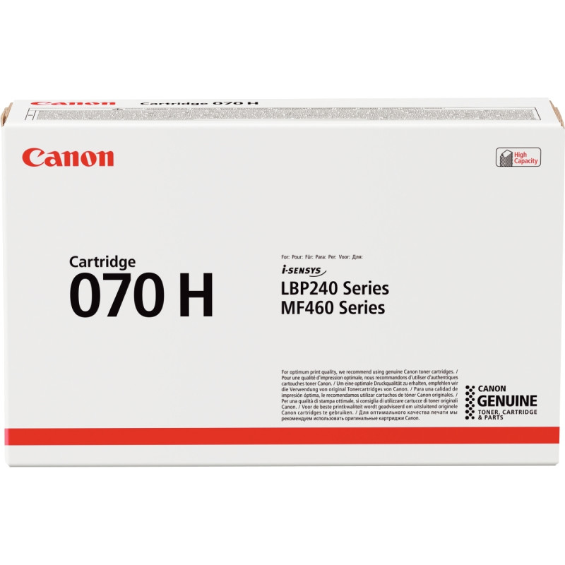 Canon 070H cartouche laser noir haute capacité authentique
