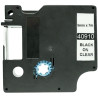 Recharge D1 noir sur transparent 9 mm x 7 m compatible