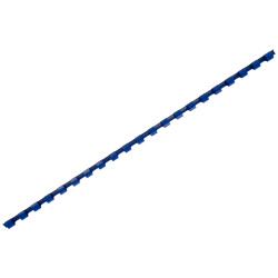 Boîte de 100 reliures plastiques couleur Ø 6mm bleu