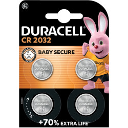 Blister de 4 piles lithium 3V CR2032