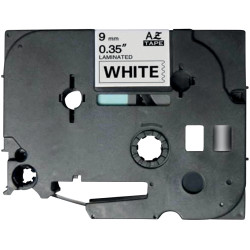 Recharge TZE noir sur blanc 9 mm x 8 m compatible