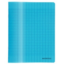 Cahier d'apprentissage MAJUSCULE 17x22 cm, piqûre 32 pages, seyès 2,5