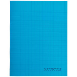 Piqûre 32 pages MAJUSCULE, format 17x22 cm, papier blanc 90g, seyès, c