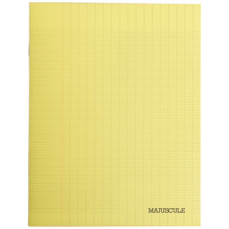 Piqûre 32 pages MAJUSCULE, format 17x22 cm, papier blanc 90g, seyès, c