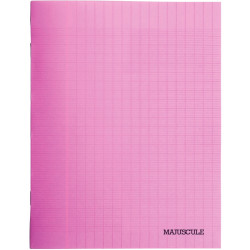 Piqûre 32 pages MAJUSCULE, format 17x22 cm, papier blanc 90g, seyès, c
