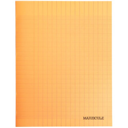 Piqûre 32 pages MAJUSCULE, format 17x22 cm, papier blanc 90g, seyès, c