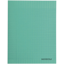 Piqûre 48 pages MAJUSCULE, format 17x22 cm, seyès 80g, couverture poly
