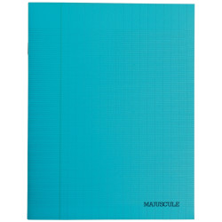 Piqûre 48 pages MAJUSCULE, format 17x22 cm, papier blanc 90g, seyès, c